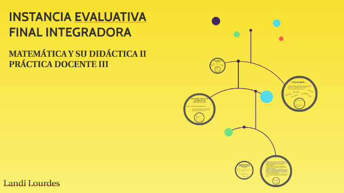 INSTANCIA EVALUATIVA FINAL INTEGRADORA by lourdes landi on Prezi