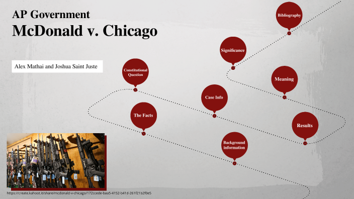 McDonald V. Chicago By Joshua Saint Juste