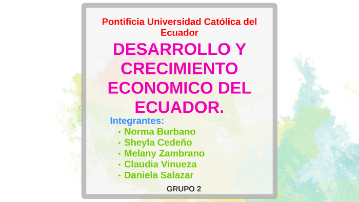 Desarrollo Y Crecimiento Económico Del Ecuador By Sheyla Cedeño On Prezi