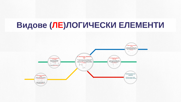 ЛОГИЧЕСКИ ЕЛЕМЕНТИ by Таня Димитрова on Prezi