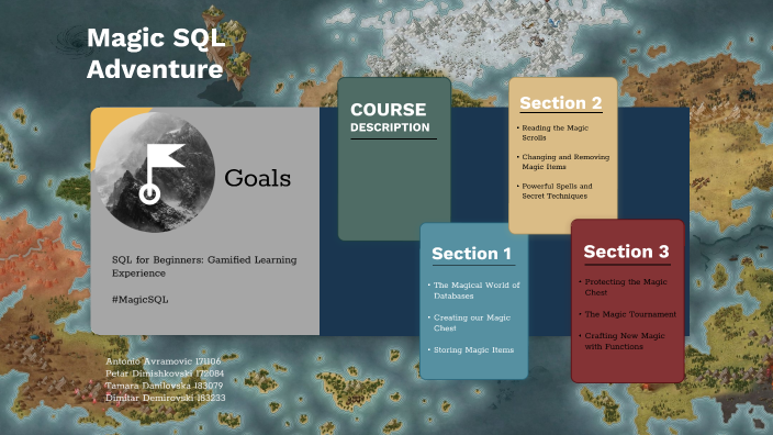 Magic SQL Adventure by Antonio Avramovic
