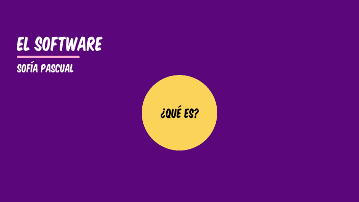 EL SOFTWARE by SOFIA PASCUAL ALEMANY on Prezi