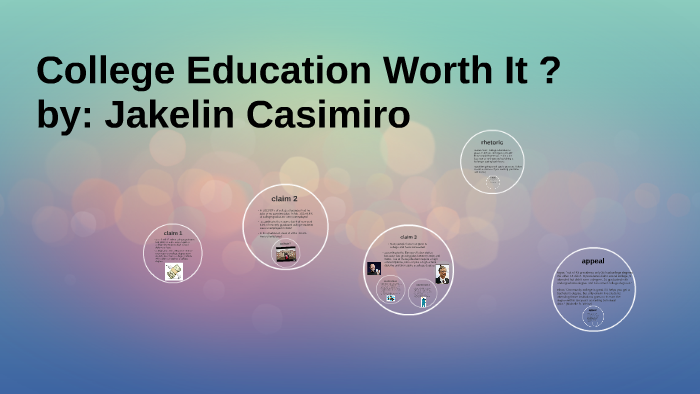 College Education Worth It By college-education-worth-it-by