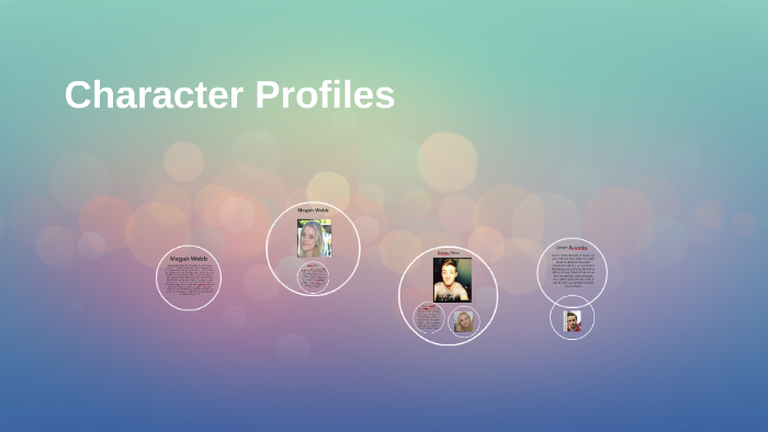 Character profiles by Lucy Sagan on Prezi