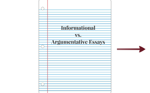 Informative vs. Argumentative by Alan Kinsey on Prezi
