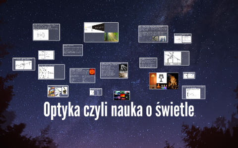 Optyka Czyli Nauka O świetle Sprawdzian Odpowiedzi