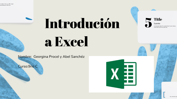 Introducción a Excel by Georgina Procel on Prezi