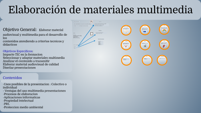 Objetivo General: Elaborar material audiovisual y multimedia para el ...