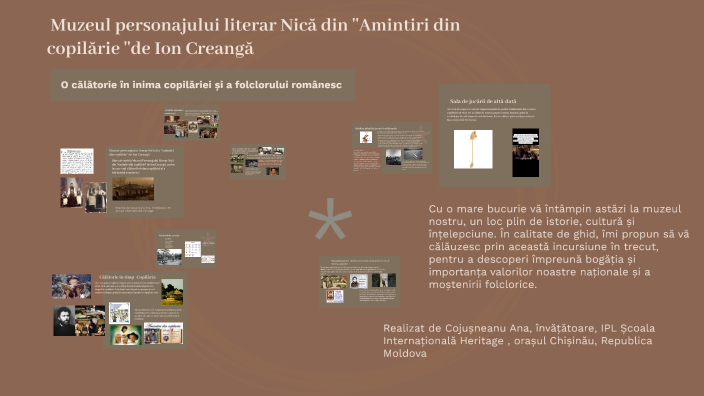 Muzeul personajului literar Nică din ''Amintiri din copilărie ''de Ion