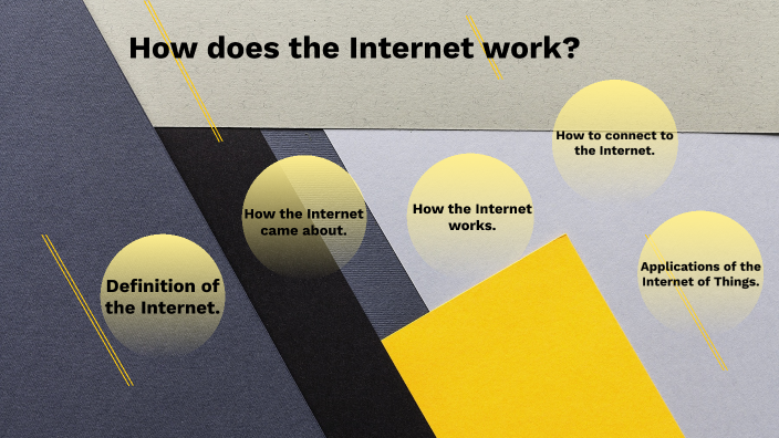 how does internet work essay