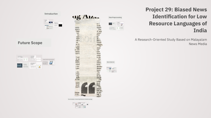 Project 29: Biased News Identification for Low Resource Languages of ...