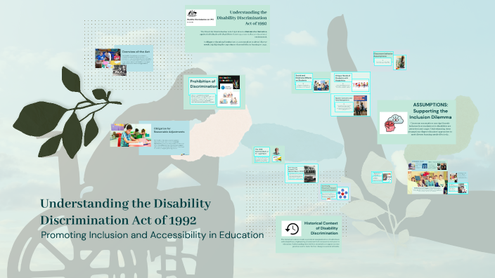Understanding the Disability Discrimination Act of 1992 by Andrea ...