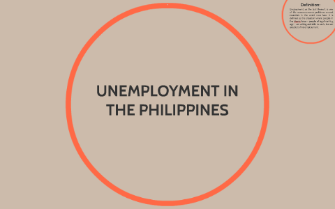 unemployment in the philippines essay brainly