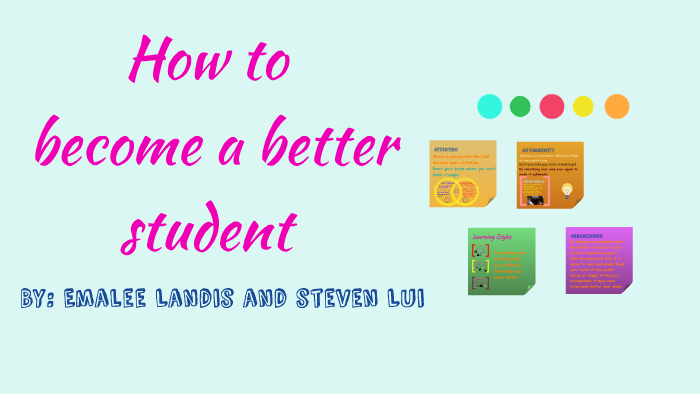 How to be a better student by Emalee Landis on Prezi