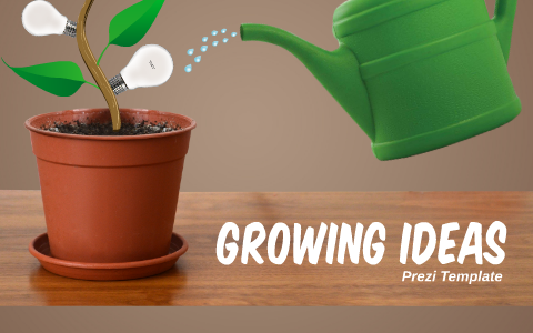 Growing Ideas By Prezi Templates By Prezibase On Prezi