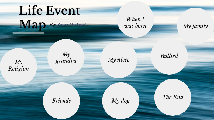 Life Events Examples Map Life Event Map by Sadie MIchalek on Prezi