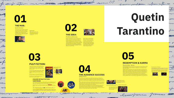 Quetin Tarantino by Oliver Wagemaker on Prezi