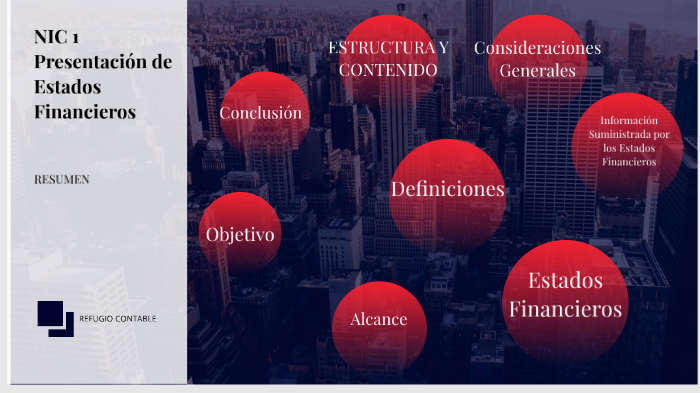 NIC 1 Presentacion de Estados Financieros Resumen by David Refugio ...