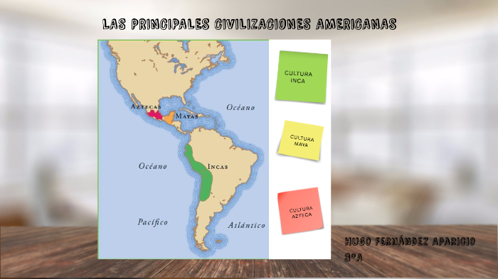 LAS PRINCIPALES CIVILIZACIONES DE AMERICA by Hugo Fernandez Aparicio on