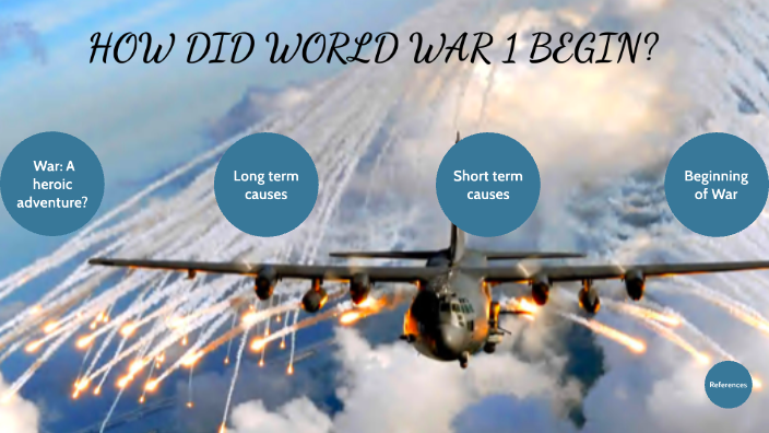 what cause world war 1 to begin