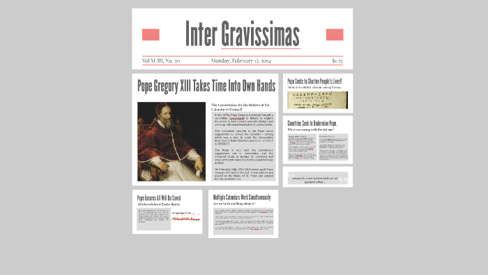 Inter Gravissimas by Elizabeth Chonoles on Prezi