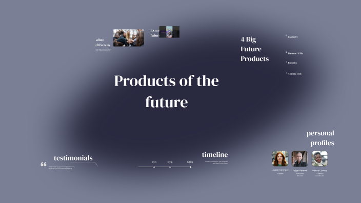 products of the future by Miranda Moreno on Prezi