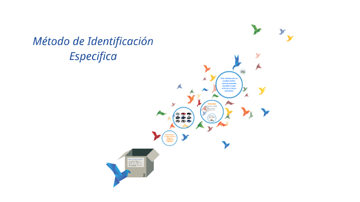 Método De Identificación Especifica By Nelly Carvajal Banque 5928