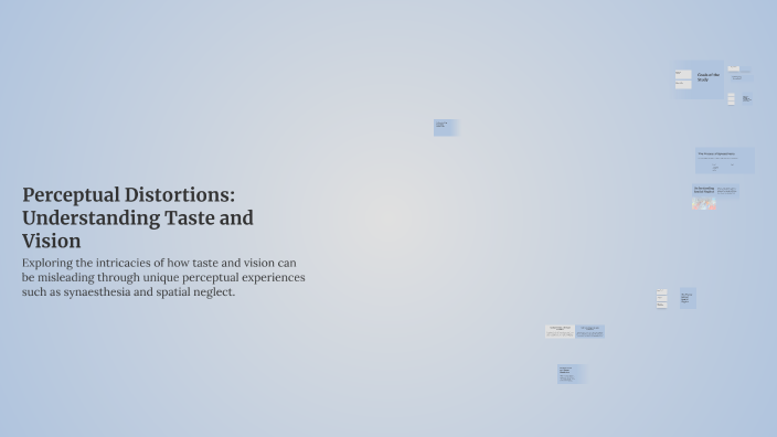 Perceptual Distortions: Understanding Taste and Vision by Santiago ...