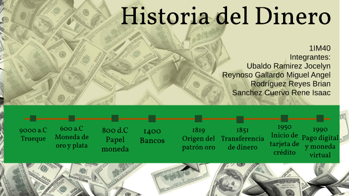 Historia del dinero by Jocelyn Ubaldo on Prezi