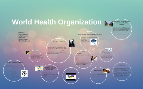 presentation on health organization