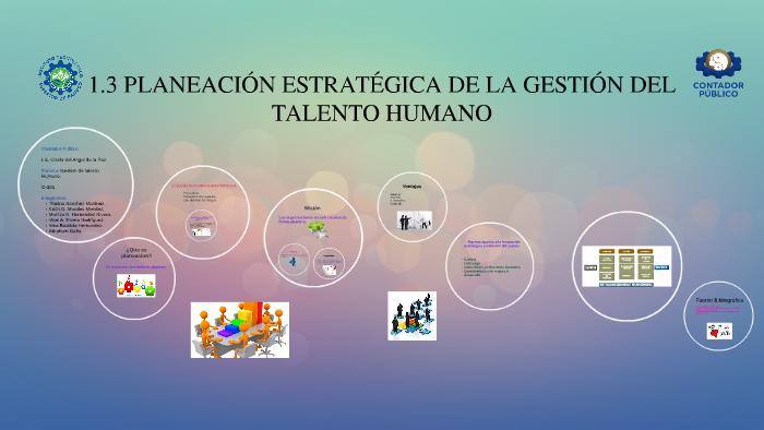 1.3 PLANEACIÓN ESTRATÉGICA DE LA GESTIÓN DEL TALENTO HUMANO by thalina ...