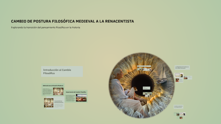Cambio De Postura Filosófica Medieval Al Renacentista