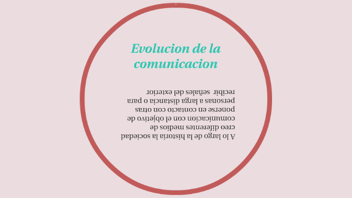 Evolucion de la comunicacion by Maru Zanoni on Prezi