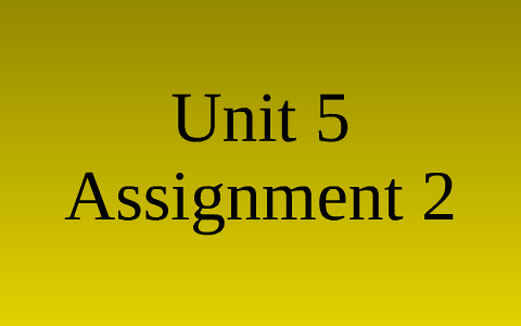 unit 5 security assignment 2