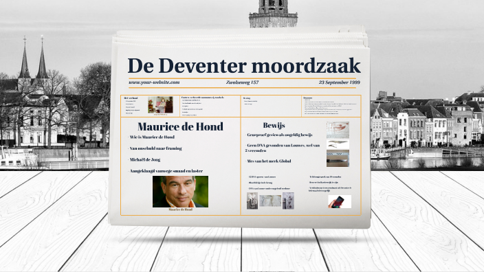 Deventer Moordzaak By Vera Braam On Prezi