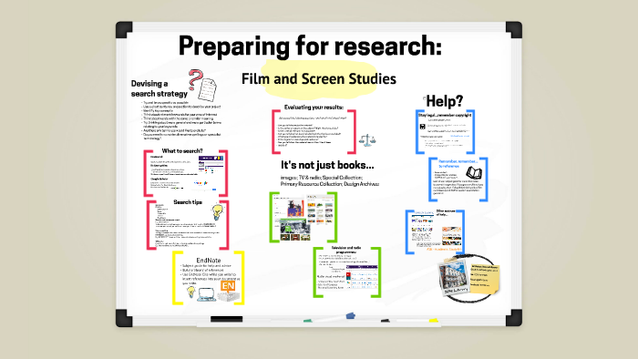 Screen Studies Film and Screen Studies 18/19 Preparing for research by St Peters House ...
