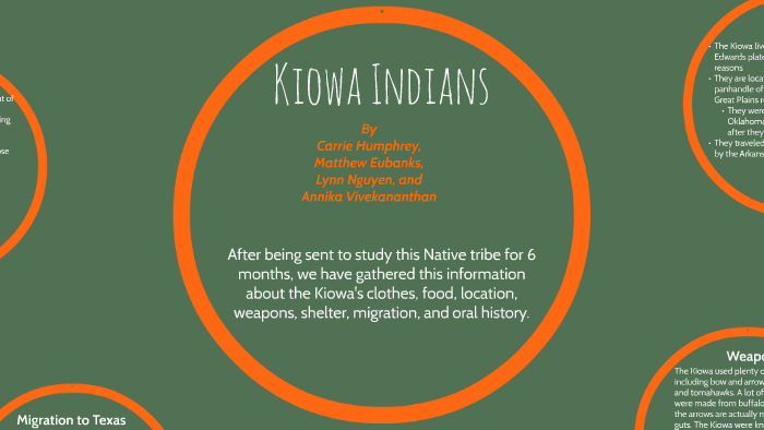 kiowa tribe food