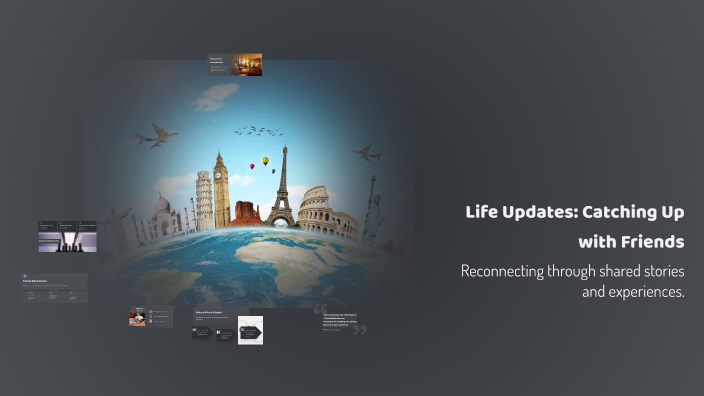 Life Updates: Catching Up with Friends by m w on Prezi