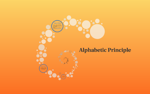 Alphabetic Principle by Betsy Burnett