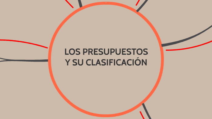 Clasificación De Presupuestos. By Eber Molina On Prezi