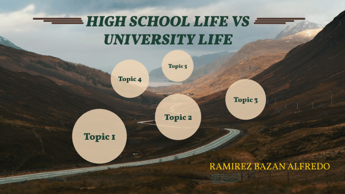 high school life vs university life essay