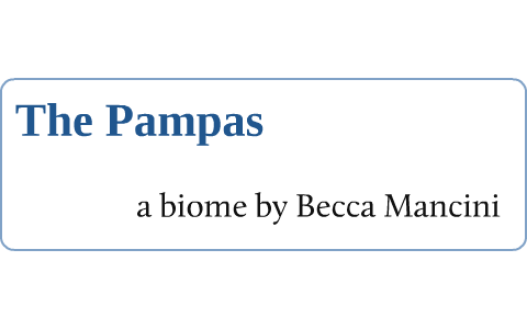 Pampas Biome by Rebecca Mancini on Prezi