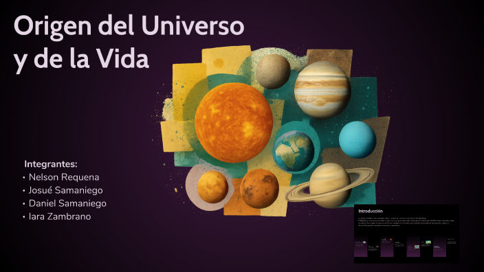 Línea de Tiempo: Origen del Universo y de la Vida by Daniel Samaniego ...