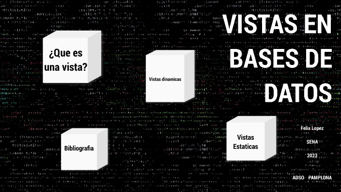 Vistas en base de datos by felix lopez martinez on Prezi