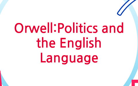 orwell english language