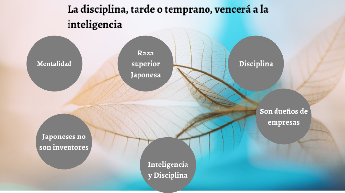 La Disciplina Tarde O Temprano Vencerá La Inteligencia