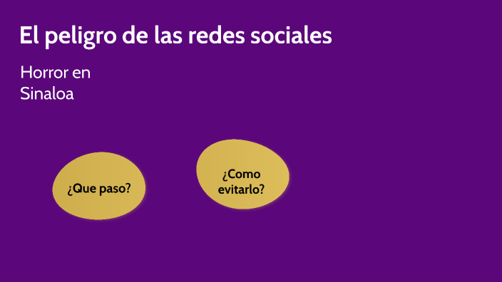 El peligro de las redes sociales by Martin Carrizo on Prezi