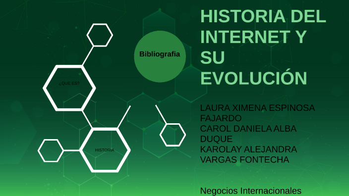 Historia del internet y su evoluciòn by Laura Espinosa on Prezi