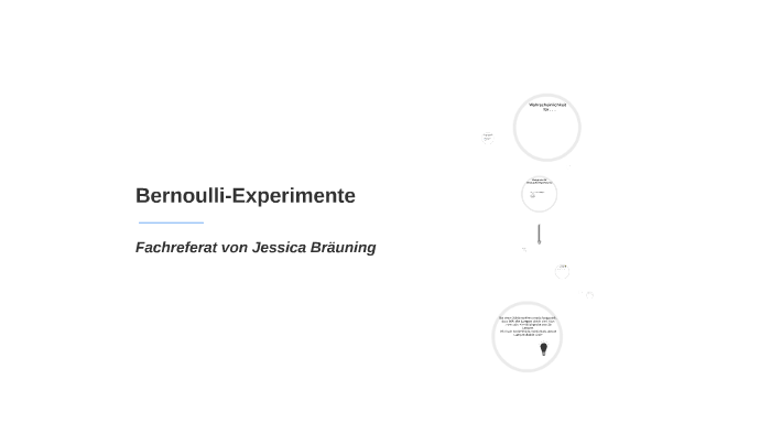 bernoulli experiment bedingungen