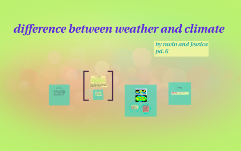 difference between weather and climate by ravin scott on Prezi